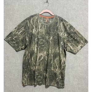 Reel Legends Shirt Mens XL Green Camo‎ Short Sleeve Performance Outdoor Fishing